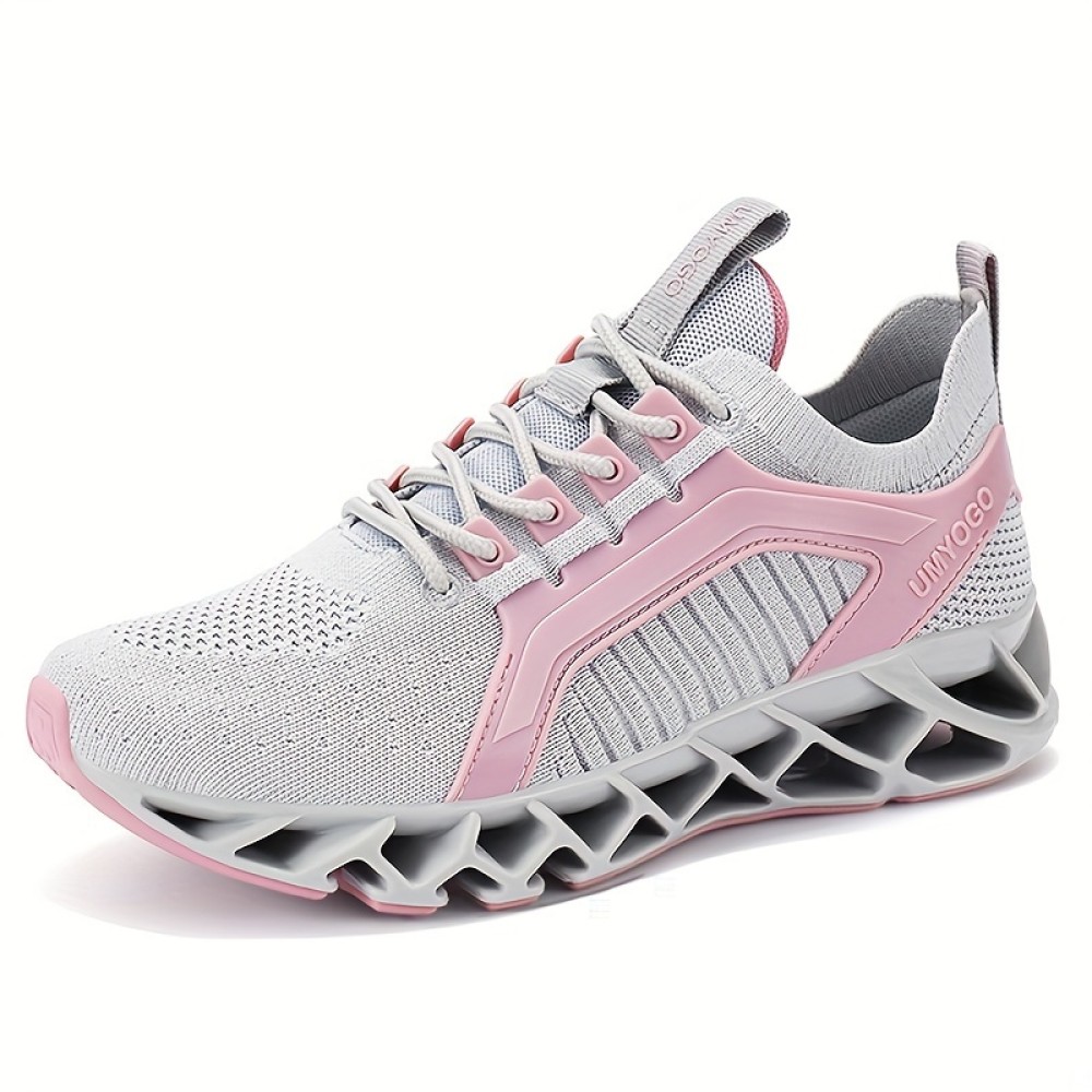 Women's Breathable Athletic Shoes, Casual Low Top Gym Fitness Sneakers, Comfortable Running & Walking Trainers