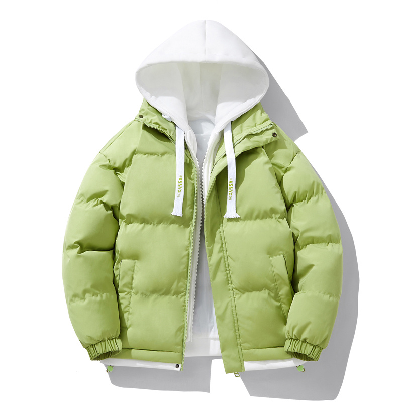 mens warm thick winter jacket casual hooded jacket coat details 6